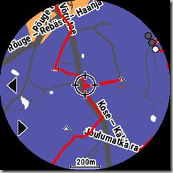 Fenix 6X Pro Solar Garmin map Marine theme